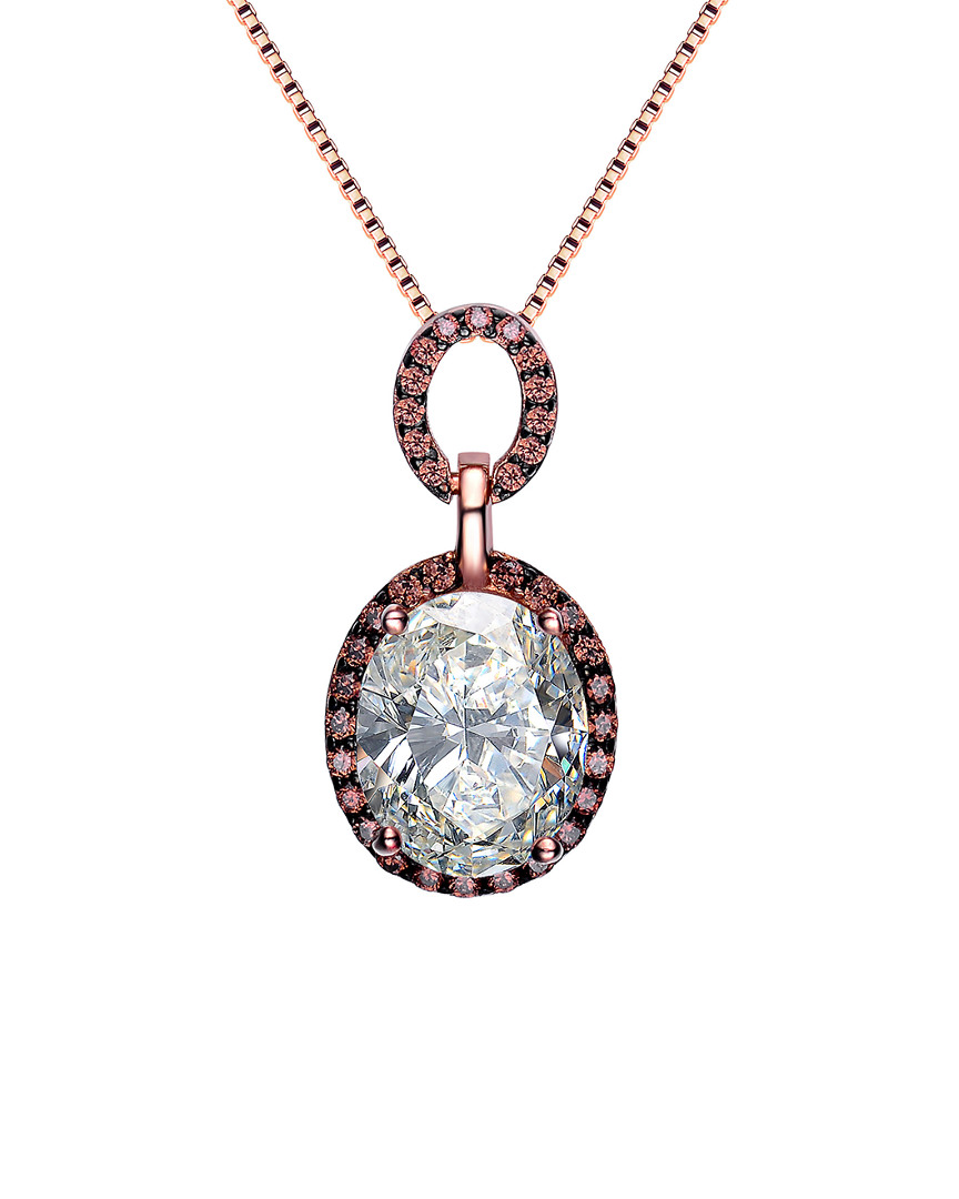 Genevive 18k Rose Gold Vermeil Necklace