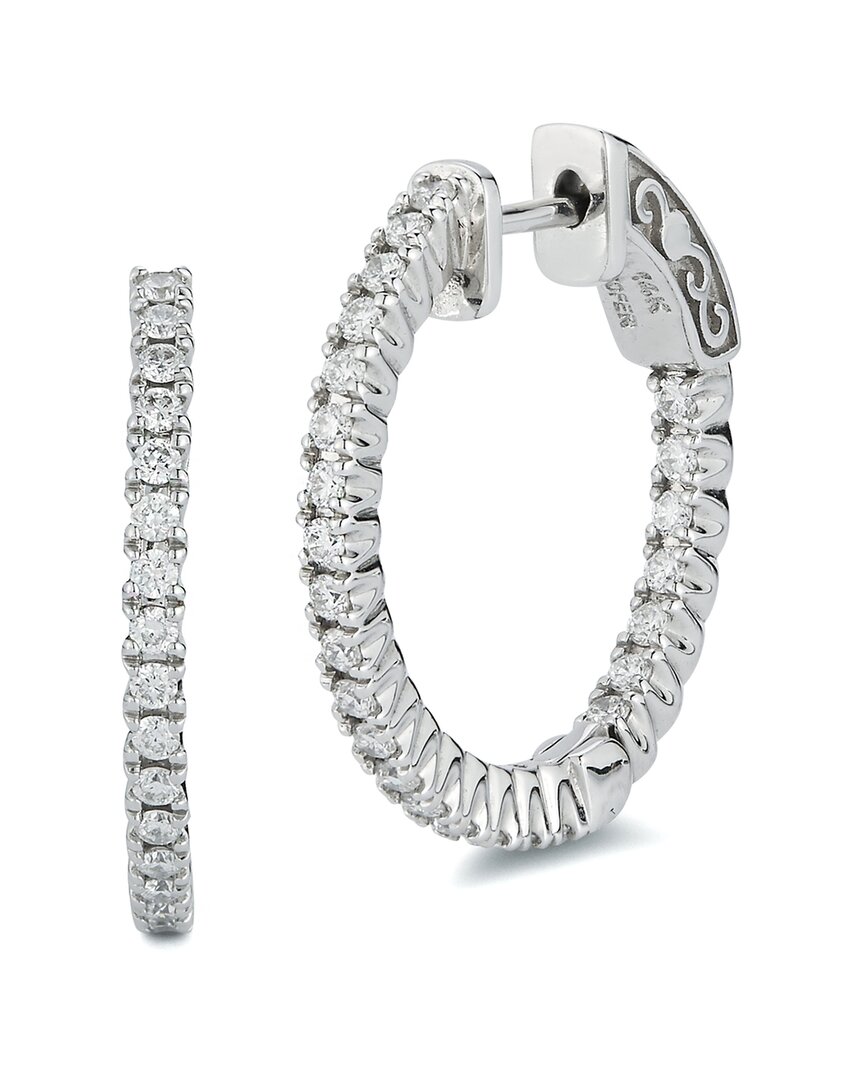 Nephora 14k 0.50 Ct. Tw. Diamond Huggie Earrings