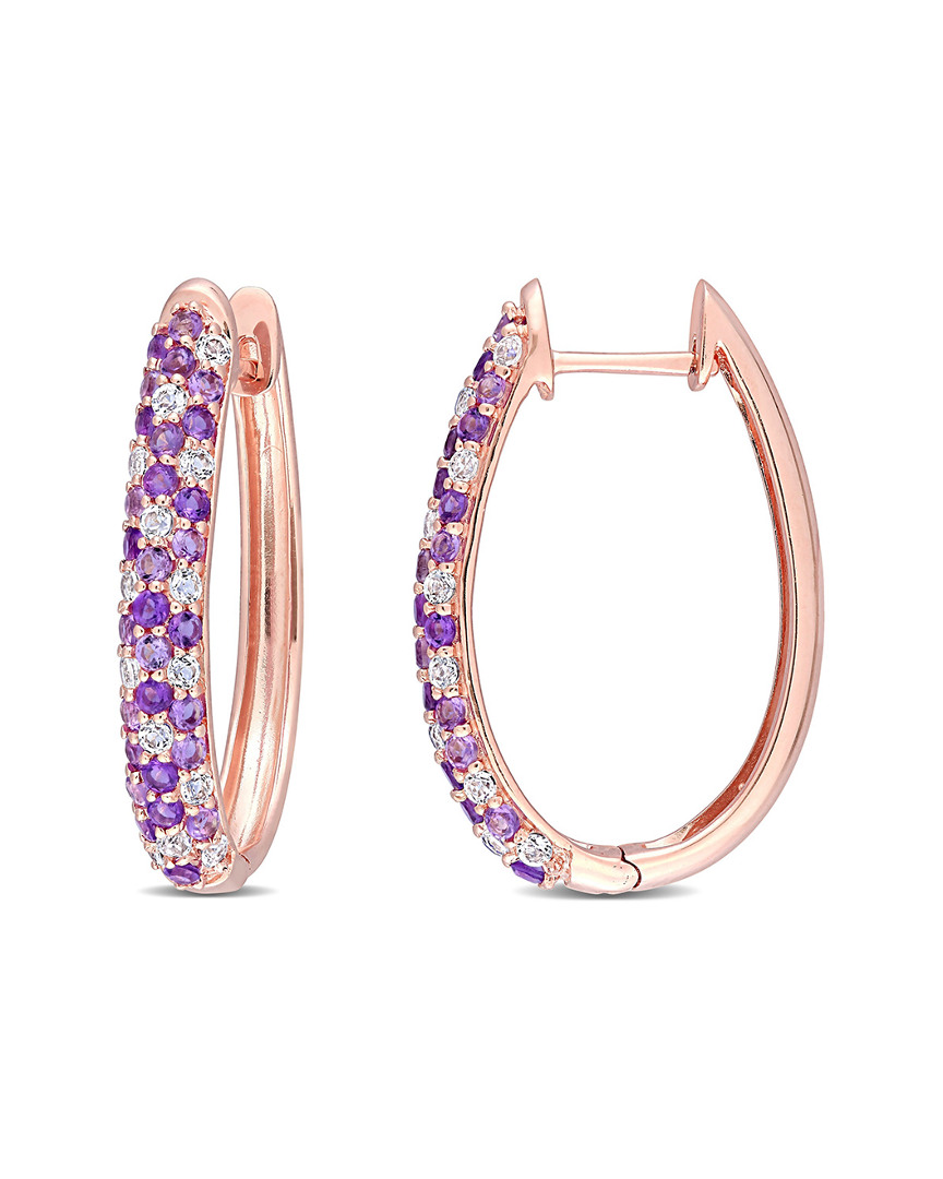 Diamond Select Cuts 14k Rose Gold 1.78 Ct. Tw. Gemstone Earrings