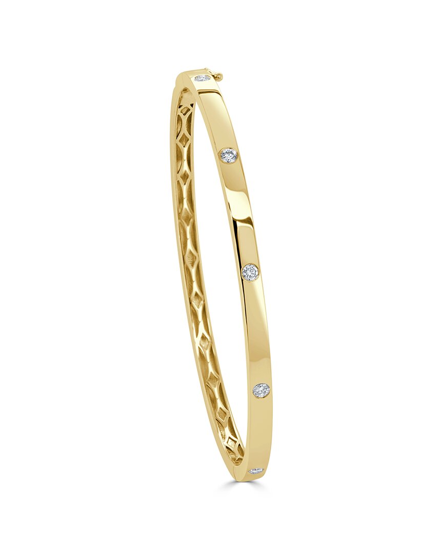 Sabrina Designs 14k 0.30 Ct. Tw. Diamond Bangle Bracelet