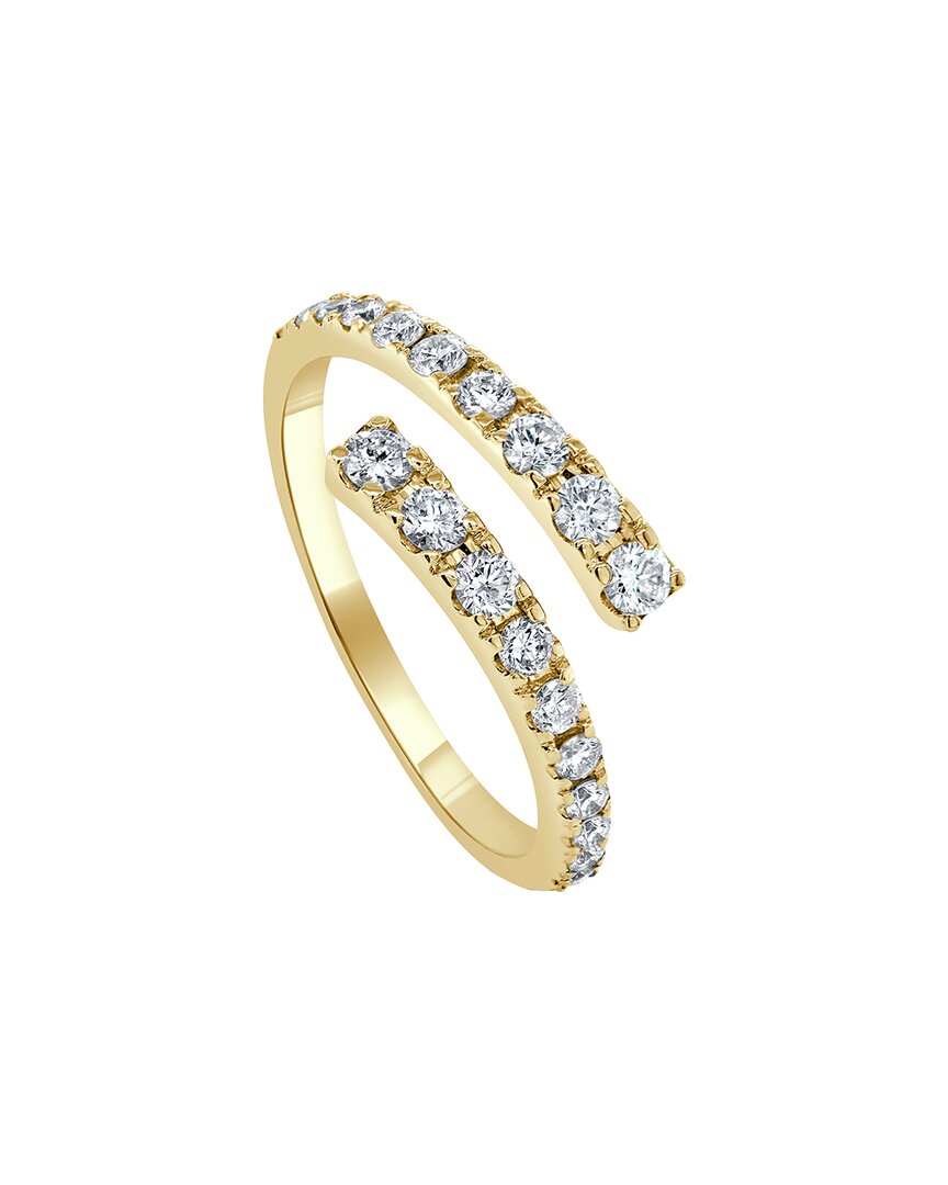Sabrina Designs 14k 0.53 Ct. Tw. Diamond Crossover Ring