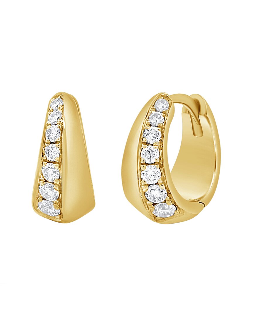 Sabrina Designs 14k 0.26 Ct. Tw. Diamond Huggie Earrings