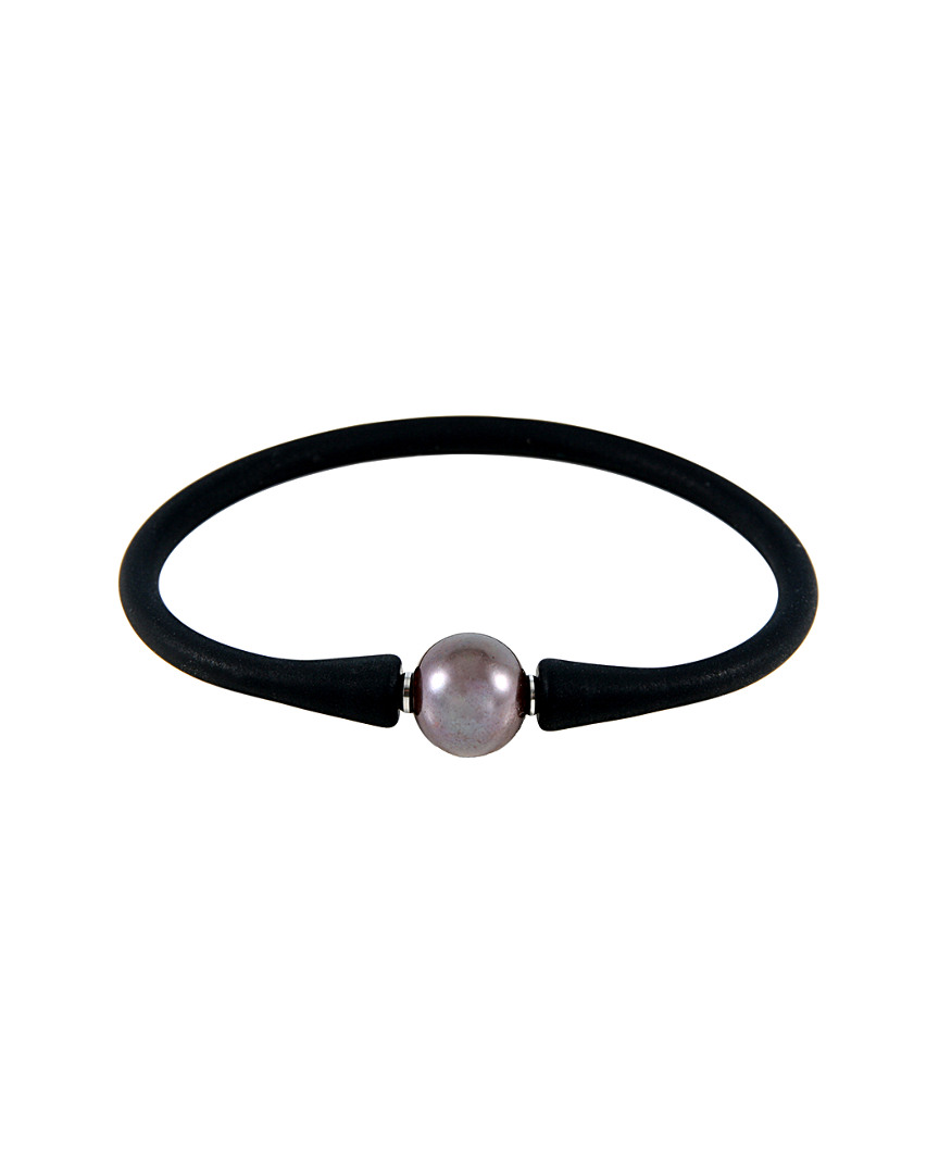 Splendid Pearls Stainless Steel 11-12mm Freshwater Pearl Bracelet
