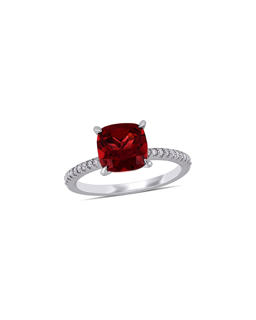 Rina Limor 14k 3.19 Ct. Tw. Diamond & Garnet Ring