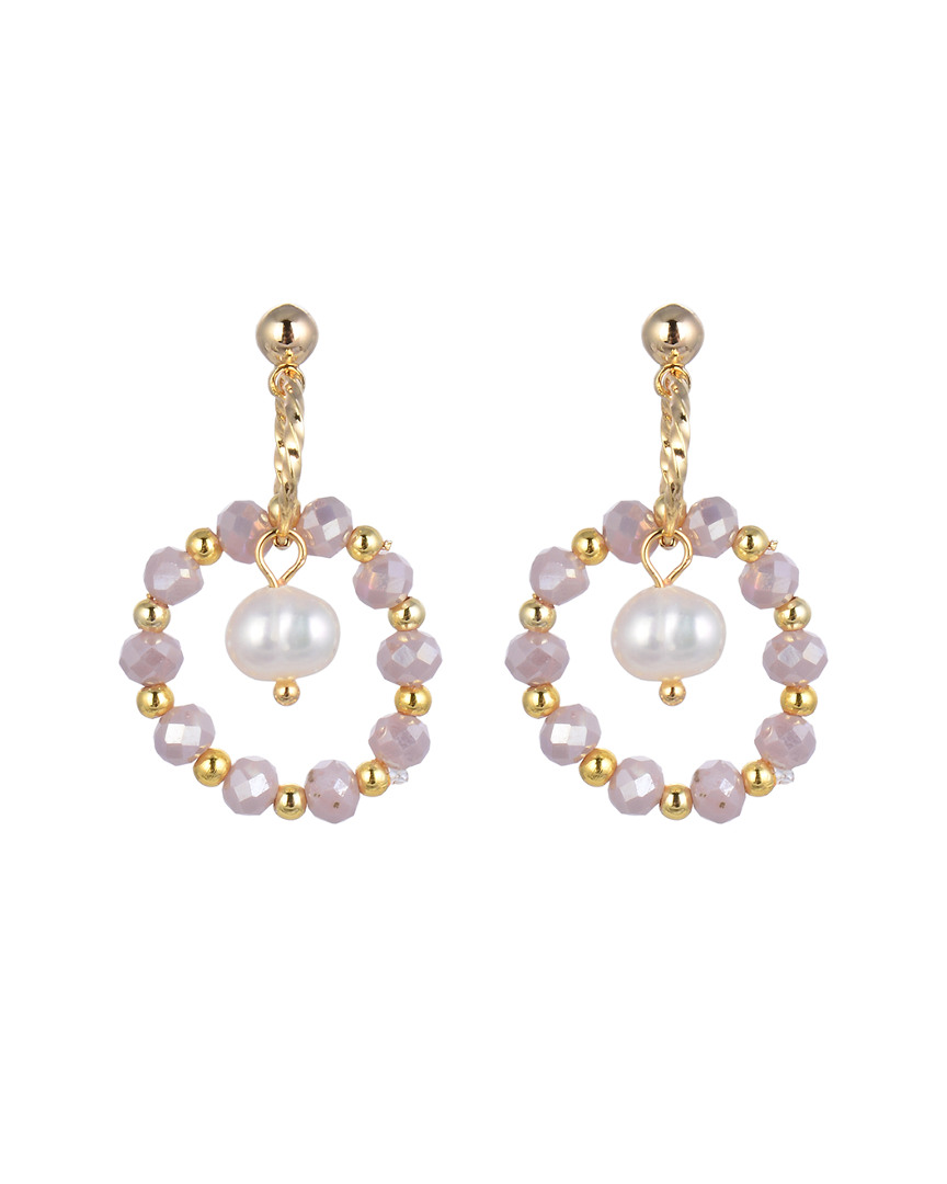 Eye Candy La Luxe Collection Pearl Tina Drop Earrings