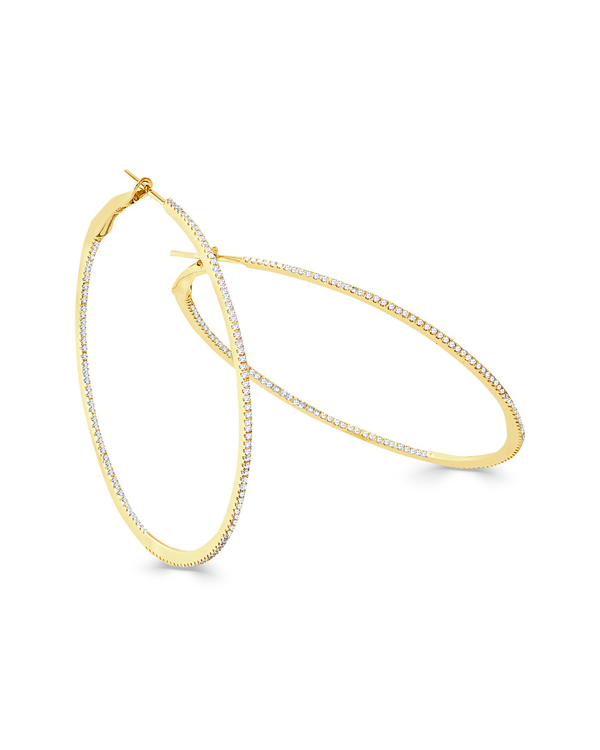 Sabrina Designs 14k 0.70 Ct. Tw. Diamond Inside Out Hoops