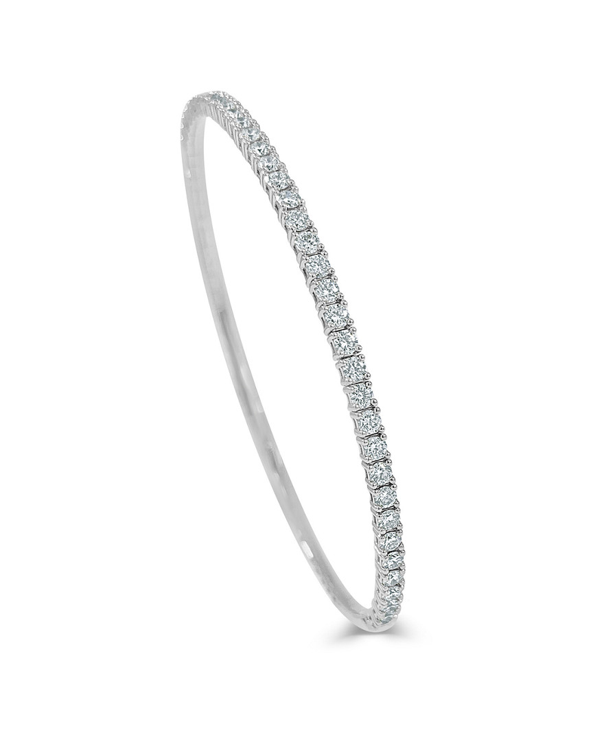 Sabrina Designs 14k 1.45 Ct. Tw. Diamond Bangle Bracelet In White
