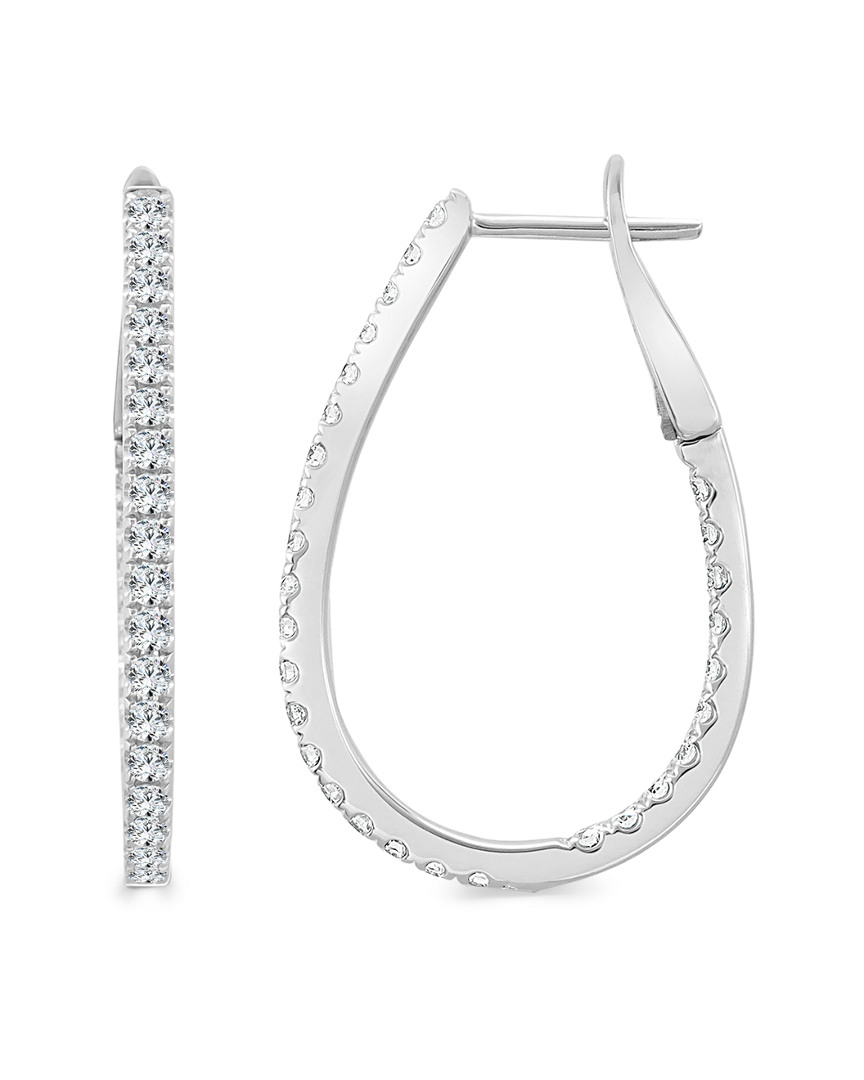 Sabrina Designs 14k 0.93 Ct. Tw. Diamond Inside Out Hoops
