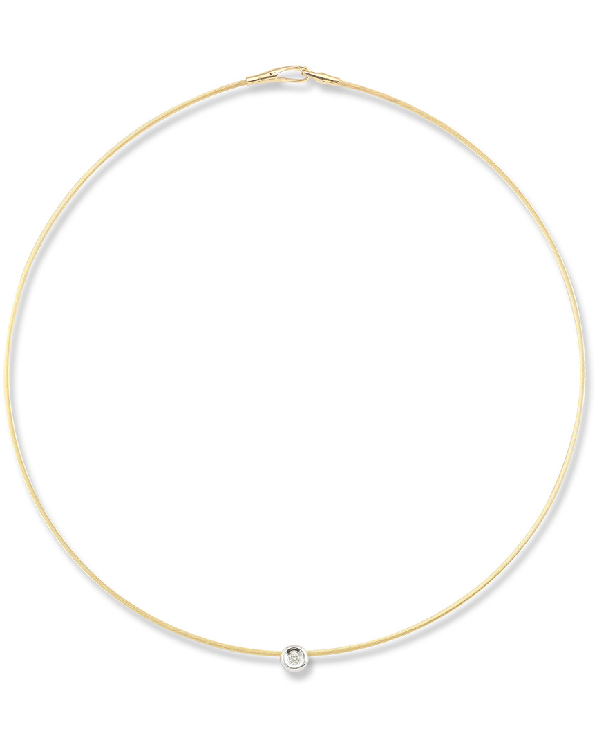 I. Reiss 14k 0.08 Ct. Tw. Diamond Wire Necklace