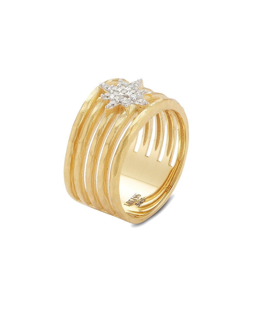 Shop I. Reiss 14k 0.10 Ct. Tw. Diamond Cuff Ring