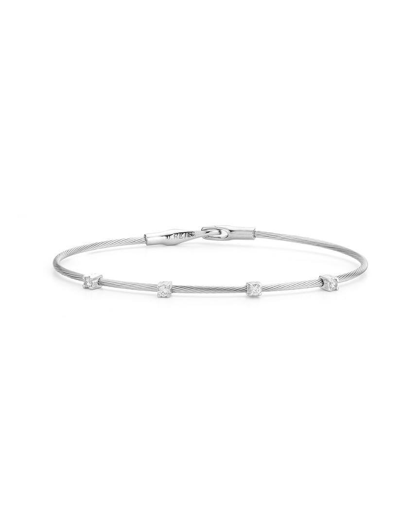 I. Reiss 14k 0.20 Ct. Tw. Diamond Wire Bracelet