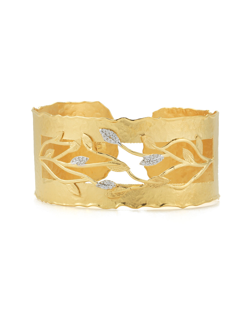 I. Reiss 14k 0.18 Ct. Tw. Diamond Cuff Bracelet In Gold