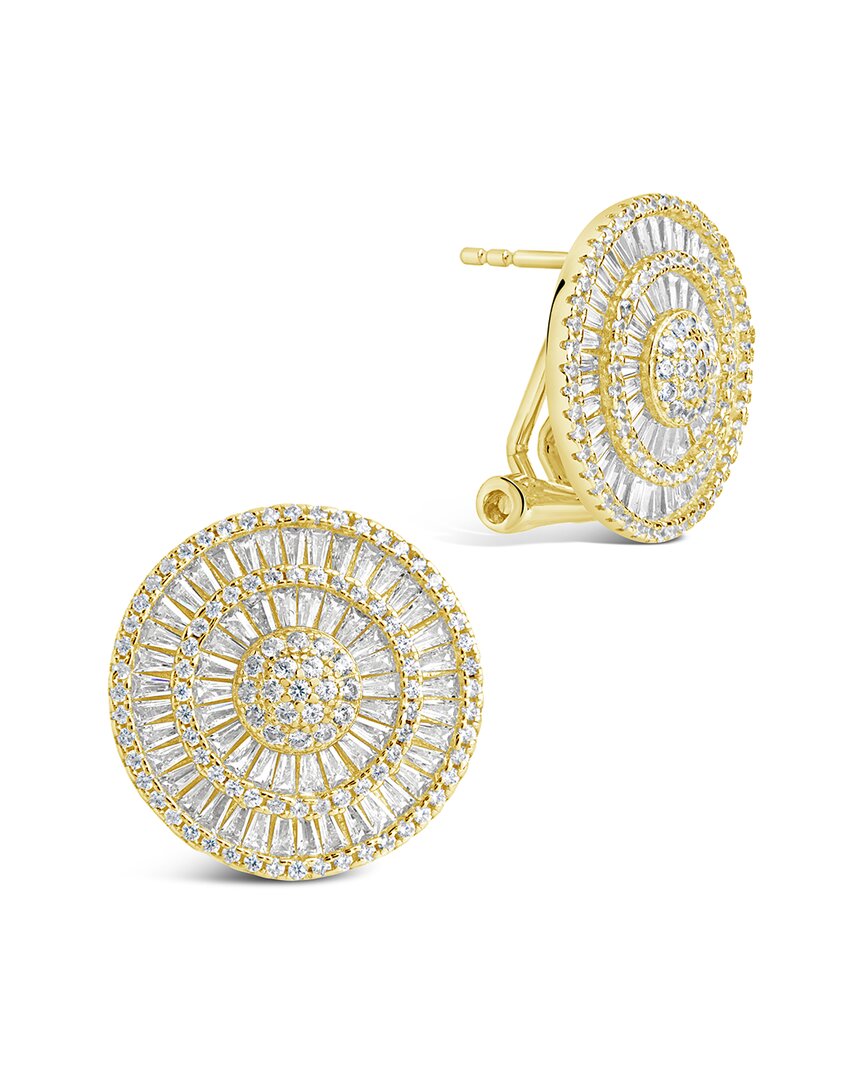 Sterling Forever Sandy Cz Stud Earrings