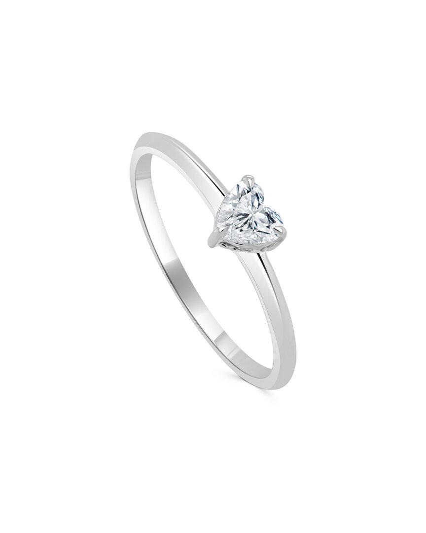 Sabrina Designs 14k 0.31 Ct. Tw. Diamond Heart Solitaire Ring