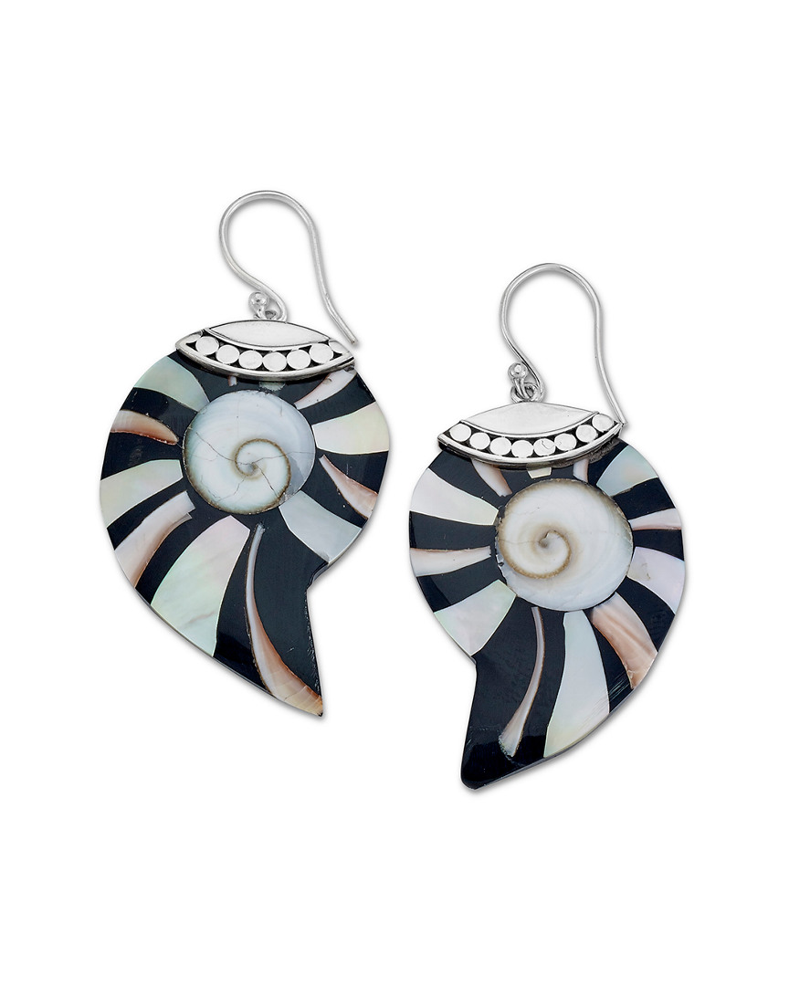Shop Samuel B. Jewelry Sterling Silver Nautilus Shell Earrings