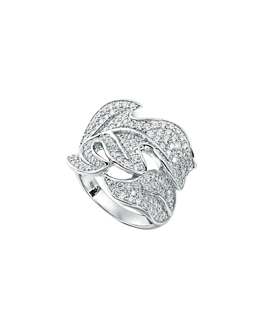 Suzy Levian Silver Cz Ring