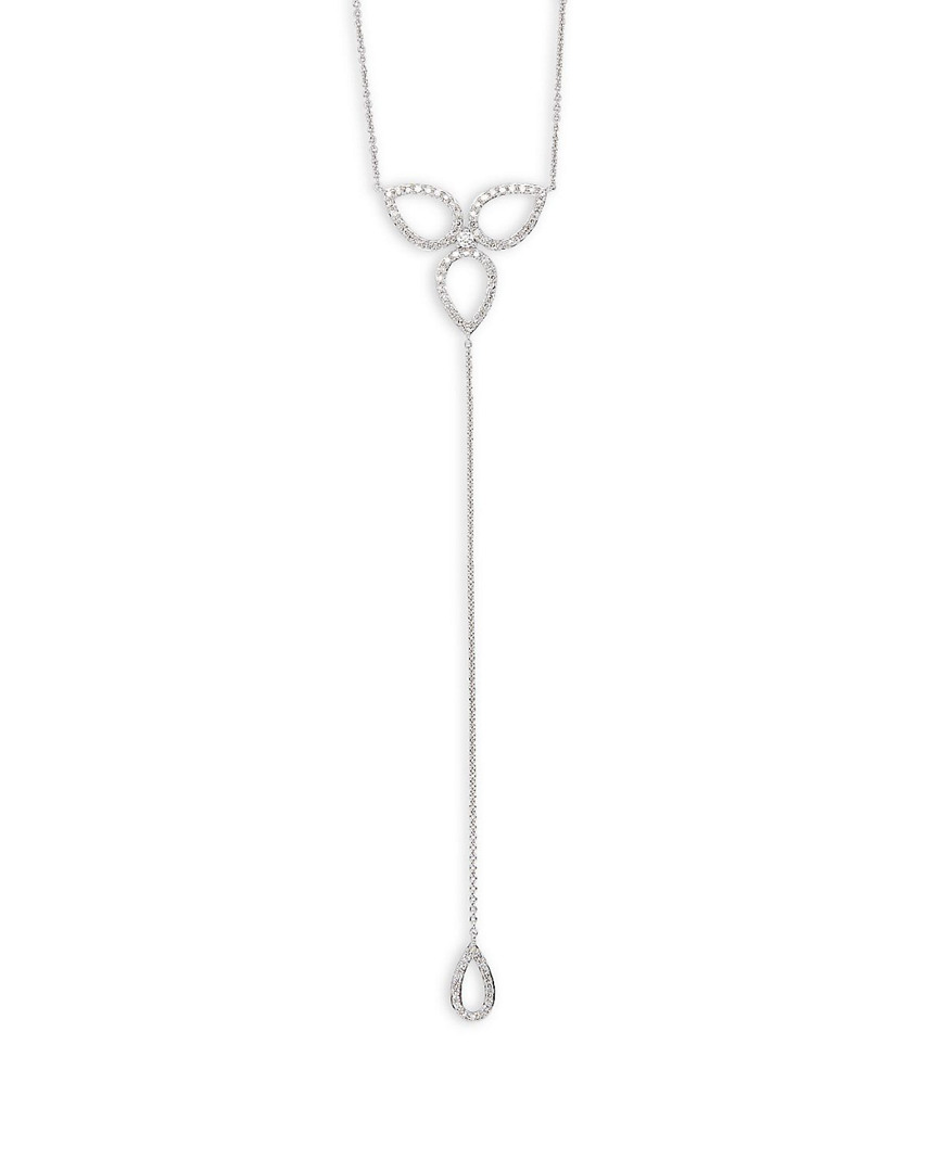 Kc Designs Diamond & 14k Flower Hanging Teardrop Necklace