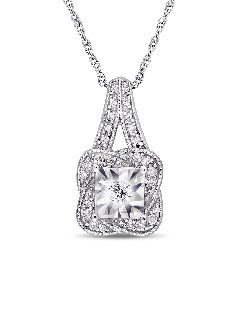 Rina Limor 10k 0.14 Ct. Tw. Diamond Pendant Necklace