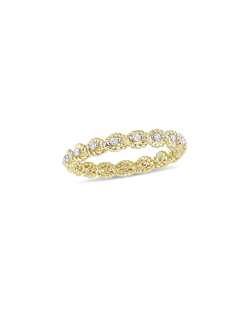 Rina Limor 10k 0.17 Ct. Tw. Diamond Eternity Ring