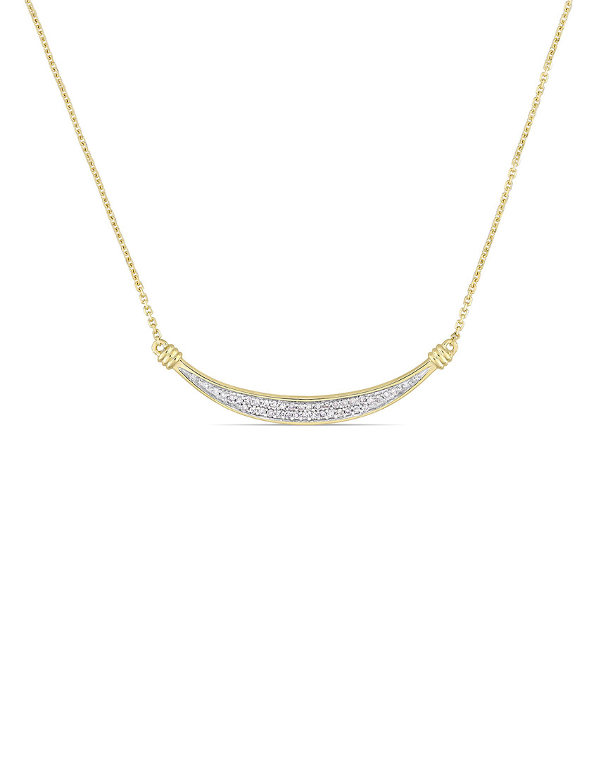 Rina Limor 10k 0.15 Ct. Tw. Diamond Necklace