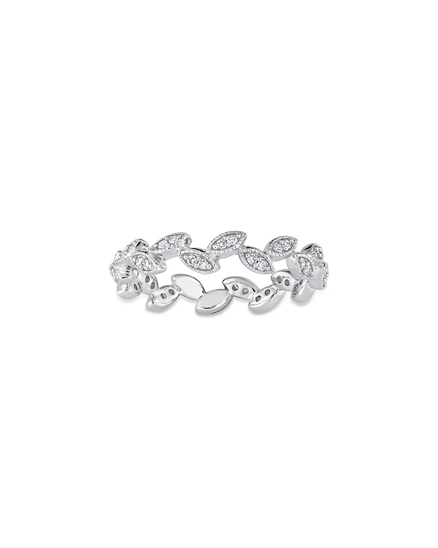 Rina Limor 10k 0.22 Ct. Tw. Diamond Leaf Ring