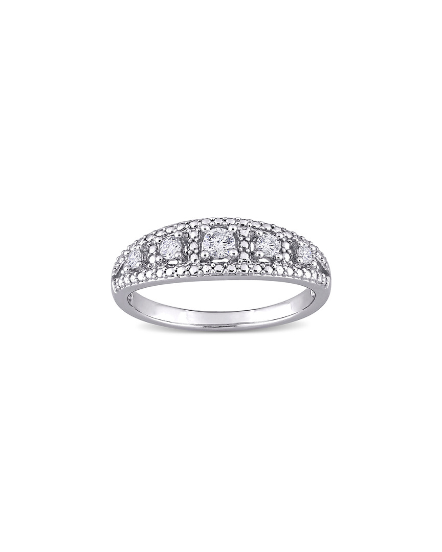 Rina Limor 10k 0.24 Ct. Tw. Diamond Semi-eternity Ring