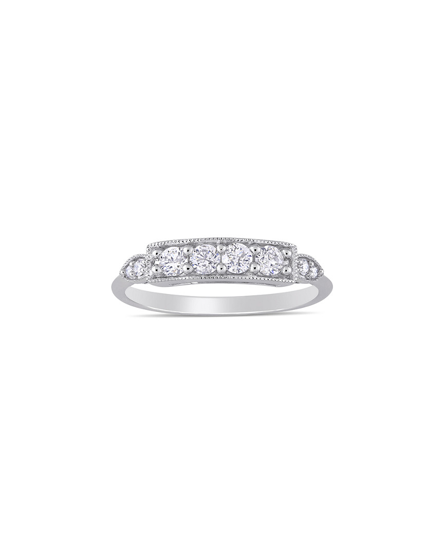 Rina Limor 10k 0.32 Ct. Tw. Diamond Bar Ring