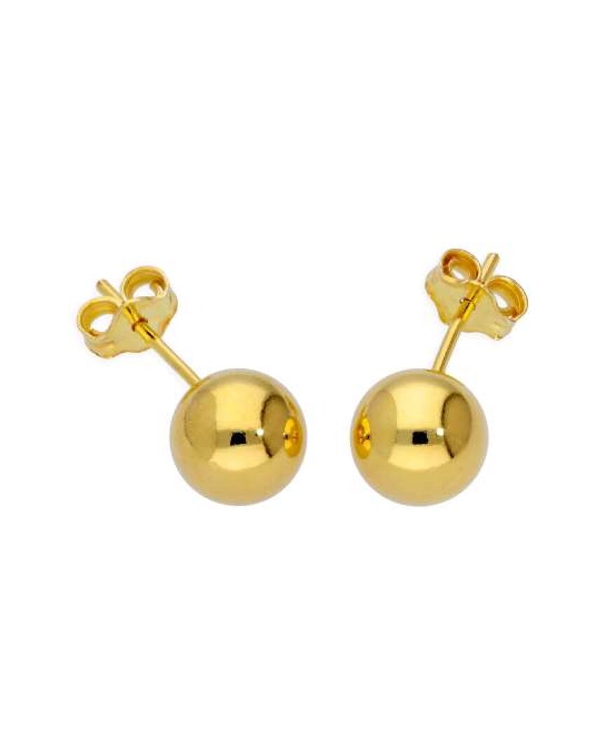 Liv Oliver 18k Plated Stud Earrings In Gold