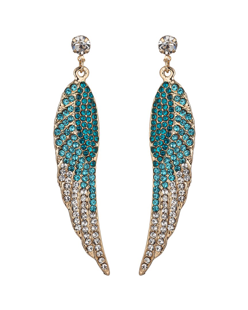 Eye Candy La The Luxe Collection Crystal Angel Wings Earrings