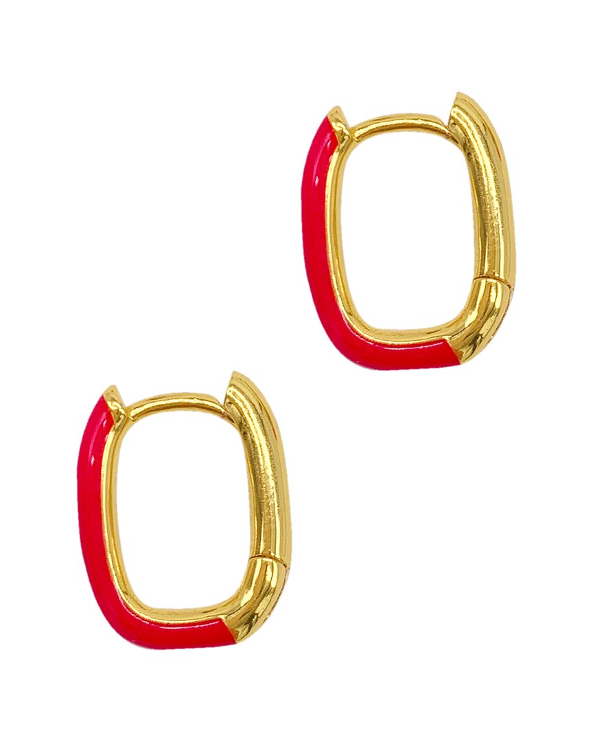 Shop Adornia 14k Plated Huggie Hoops In Gold
