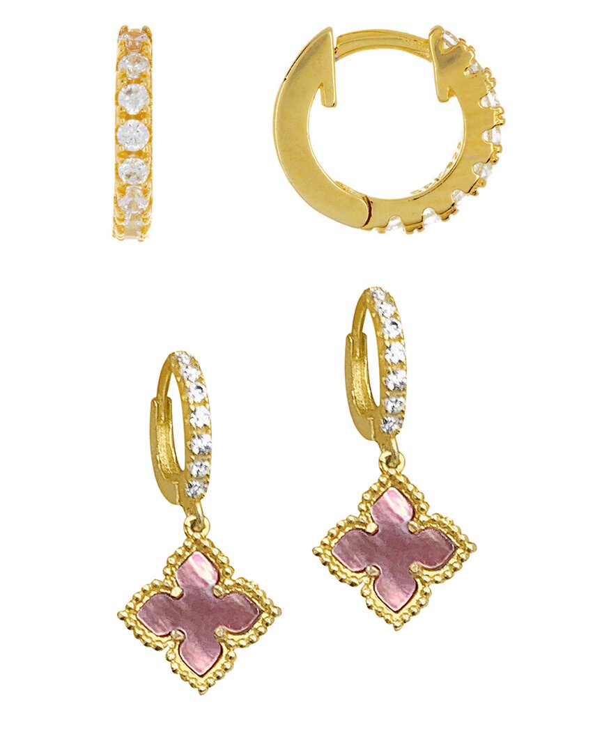 Shop Adornia 14k Plated Huggie Earrings In Gold