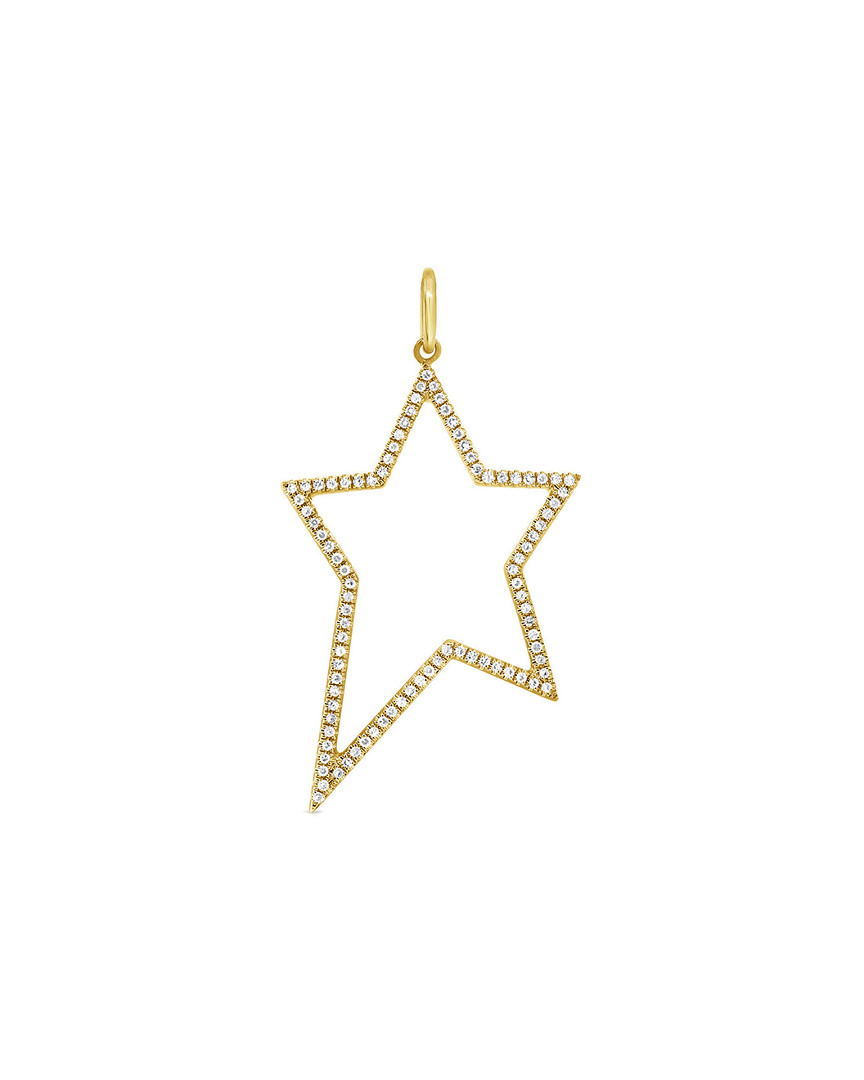 Sabrina Designs 14k 0.13 Ct. Tw. Diamond Star Pendant In Gold