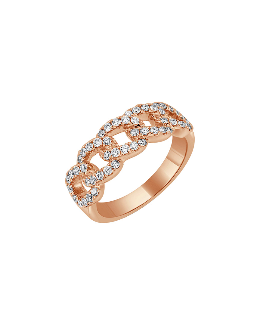 Sabrina Designs 14k Rose Gold 0.45 Ct. Tw. Diamond Link Ring
