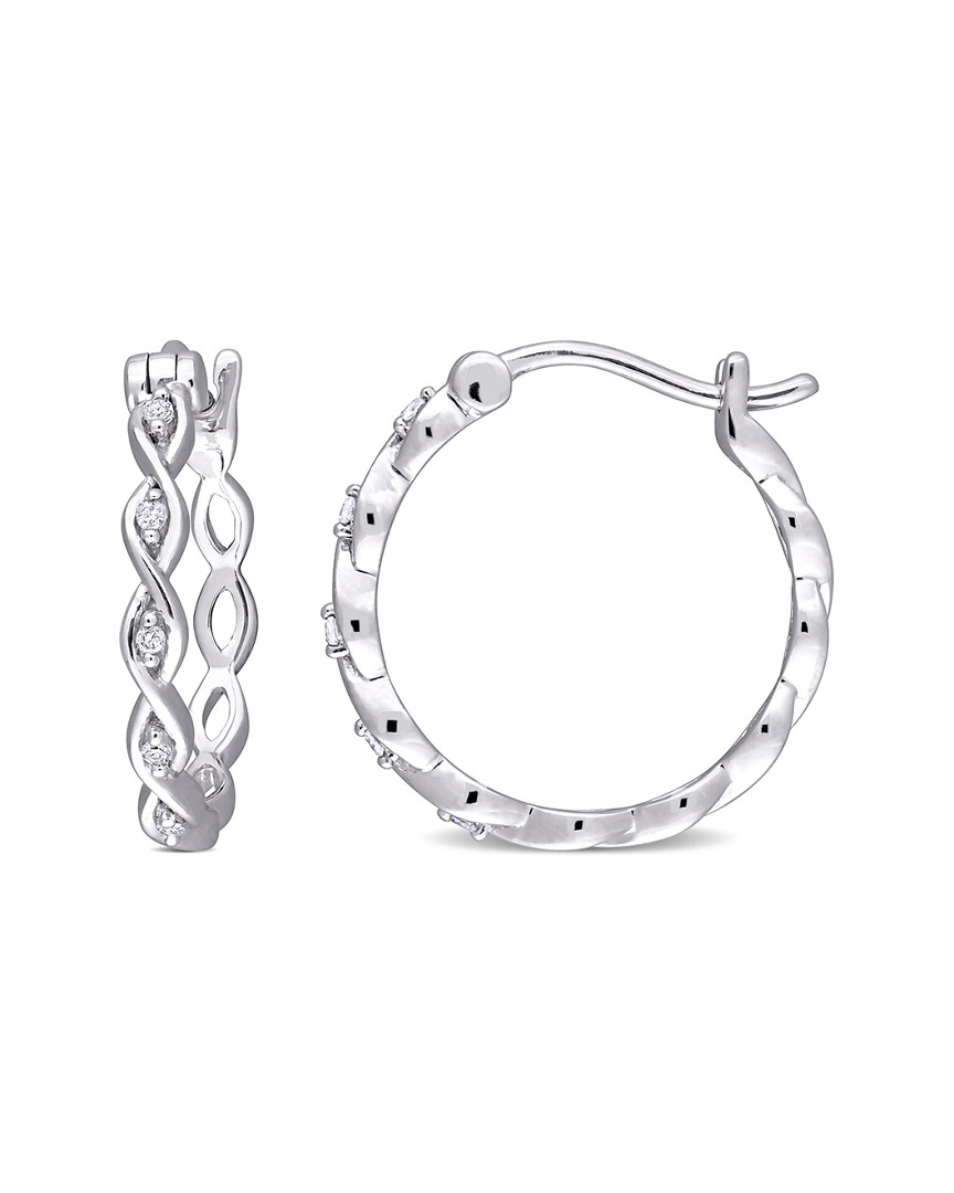 Rina Limor 10k 0.05 Ct. Tw. Diamond Clip-on Earrings
