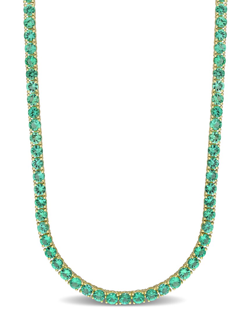 Rina Limor 14k 7.50 Ct. Tw. Emerald Necklace
