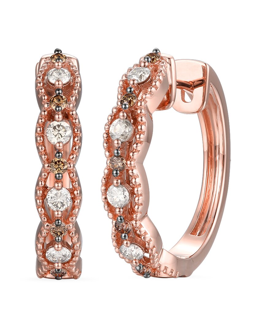 Le Vian 14k Rose Gold 0.48 Ct. Tw. Diamond Earrings