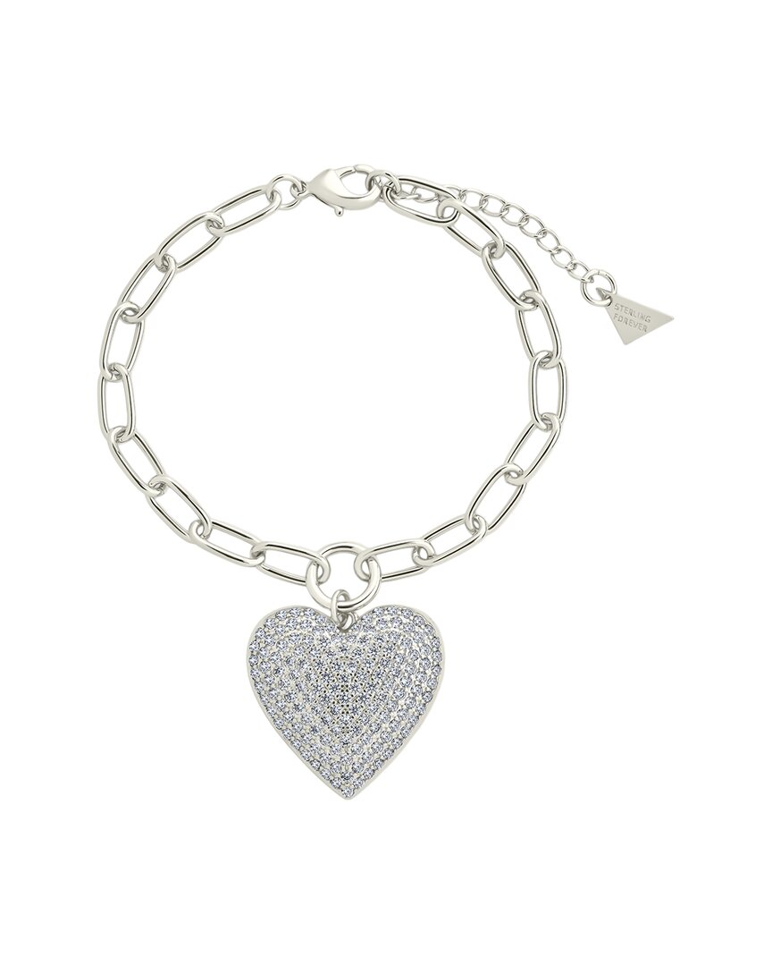 Sterling Forever Cz Disco Bracelet