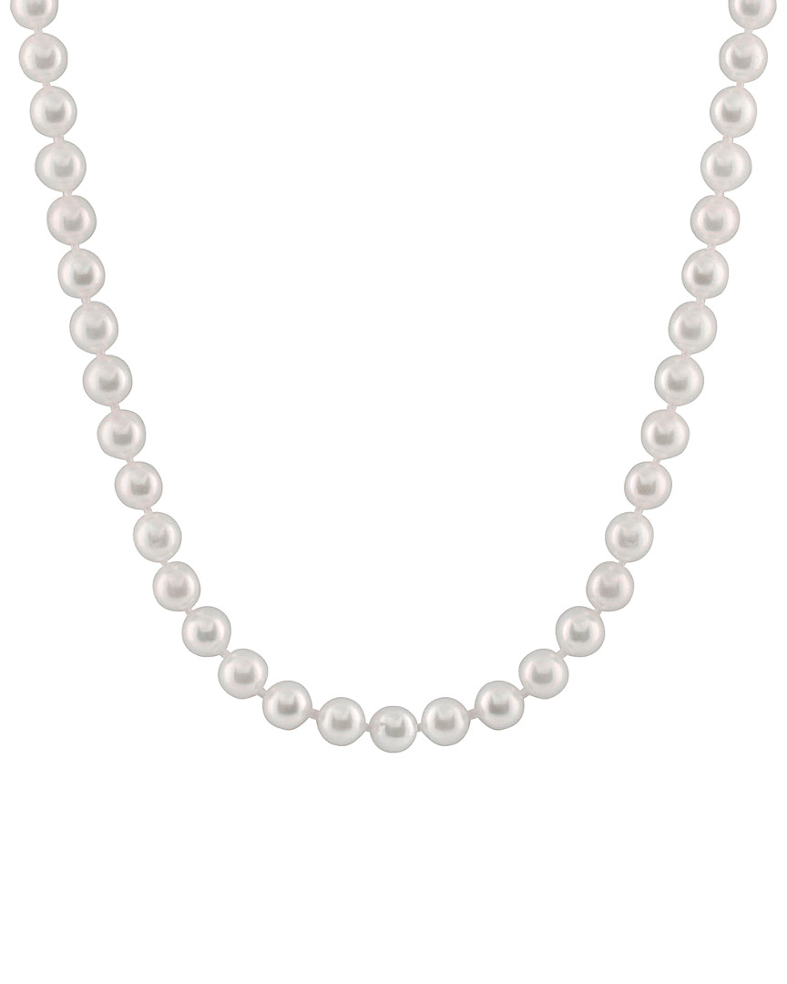 Splendid Pearls 14k 6-7mm Akoya Pearl Necklace
