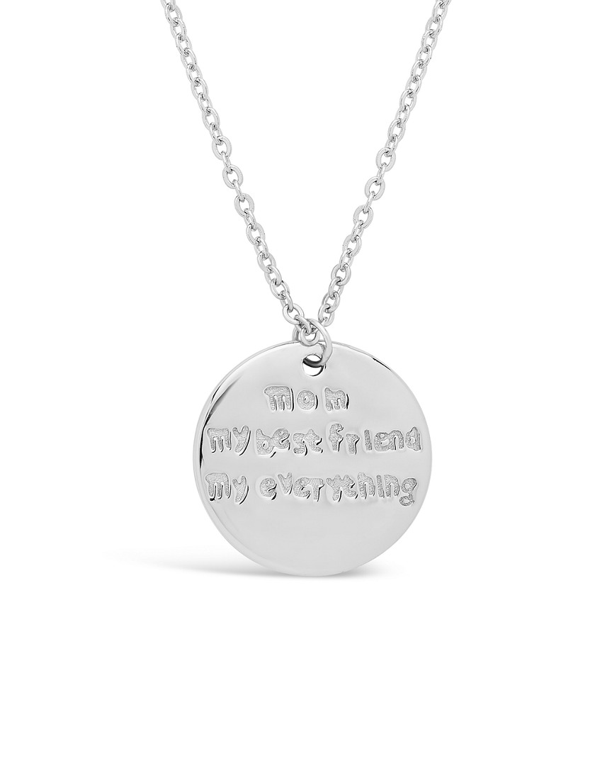 Sterling Forever 14k Gold Vermeil Mom, My Best Friend Pendant Necklace