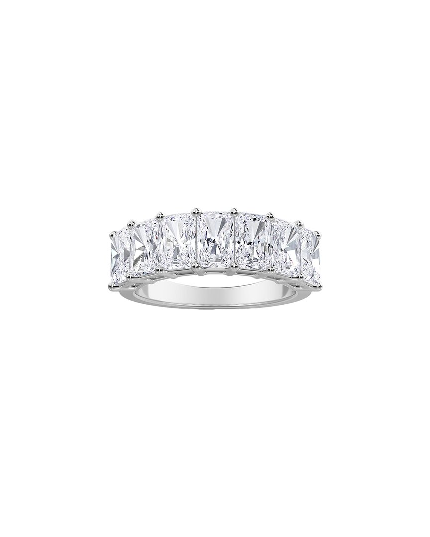 Diana M. Fine Jewelry 14k 1.54 Ct. Tw. Diamond Half-eternity Ring In Metallic