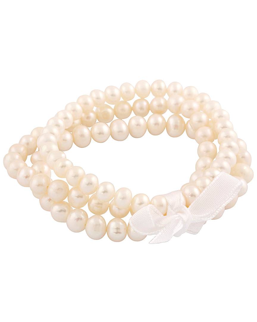 Splendid Pearls 6-7mm Freshwater Pearl Bracelet Set