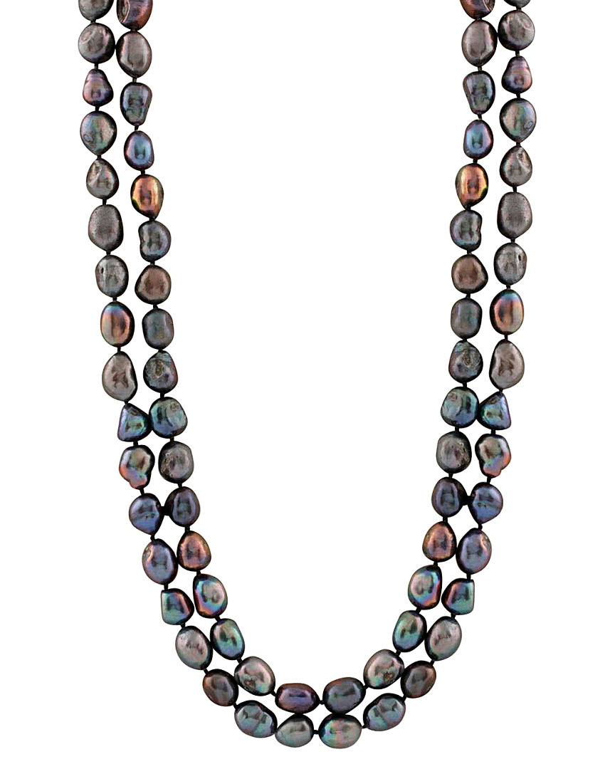 Splendid Pearls 9-10mm Freshwater Pearl Endless 64in Necklace