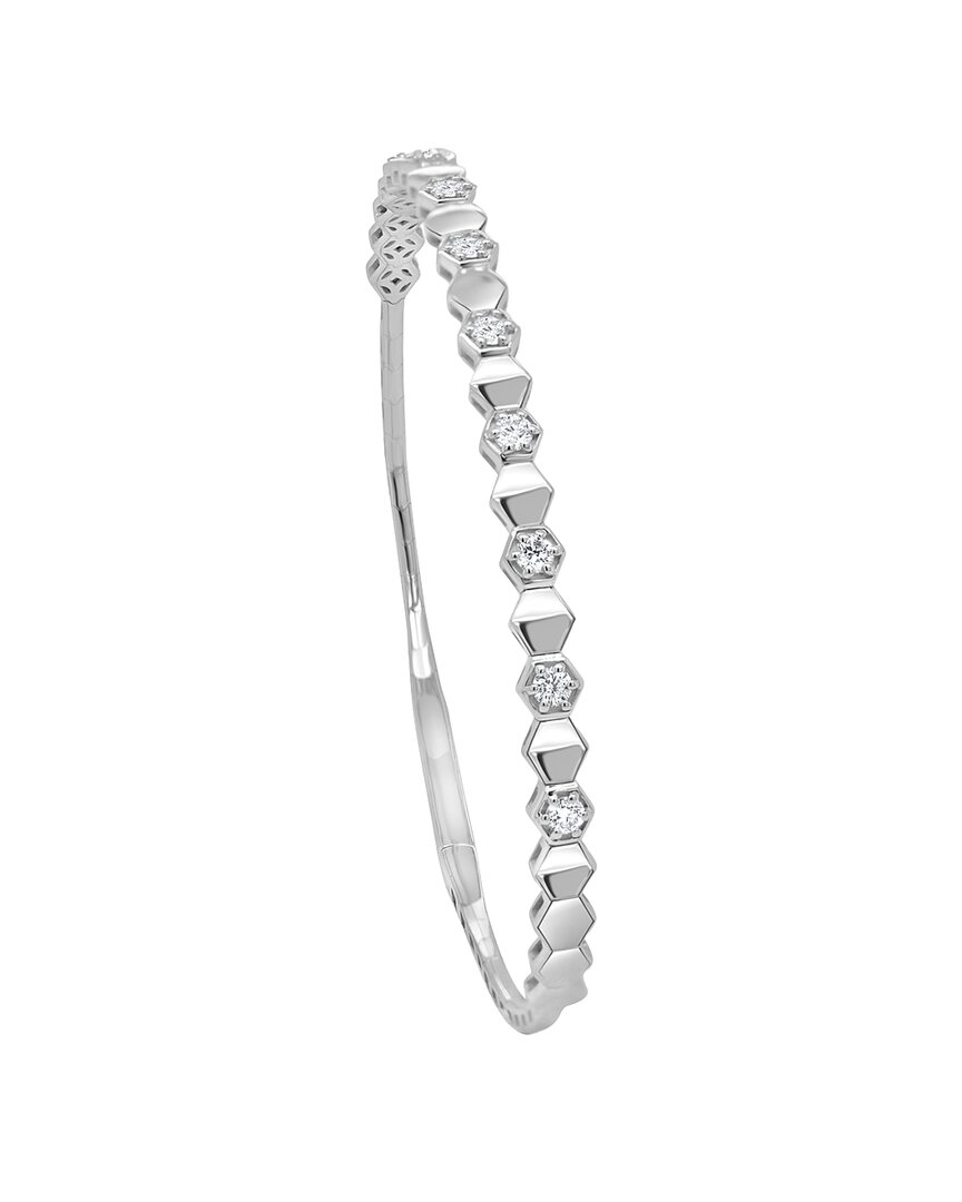 Sabrina Designs 14k 0.46 Ct. Tw. Diamond Stackable Bangle In Metallic