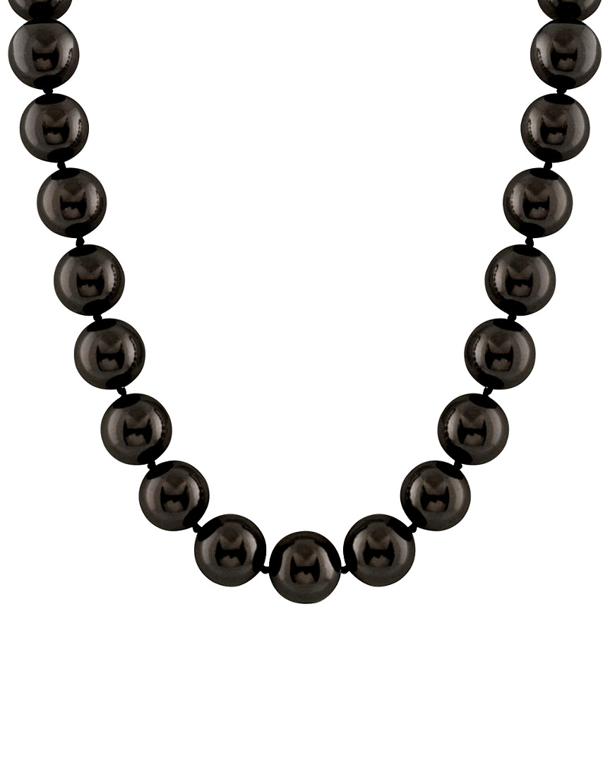 Splendid Pearls Silver 16-17mm Shell Pearl Necklace