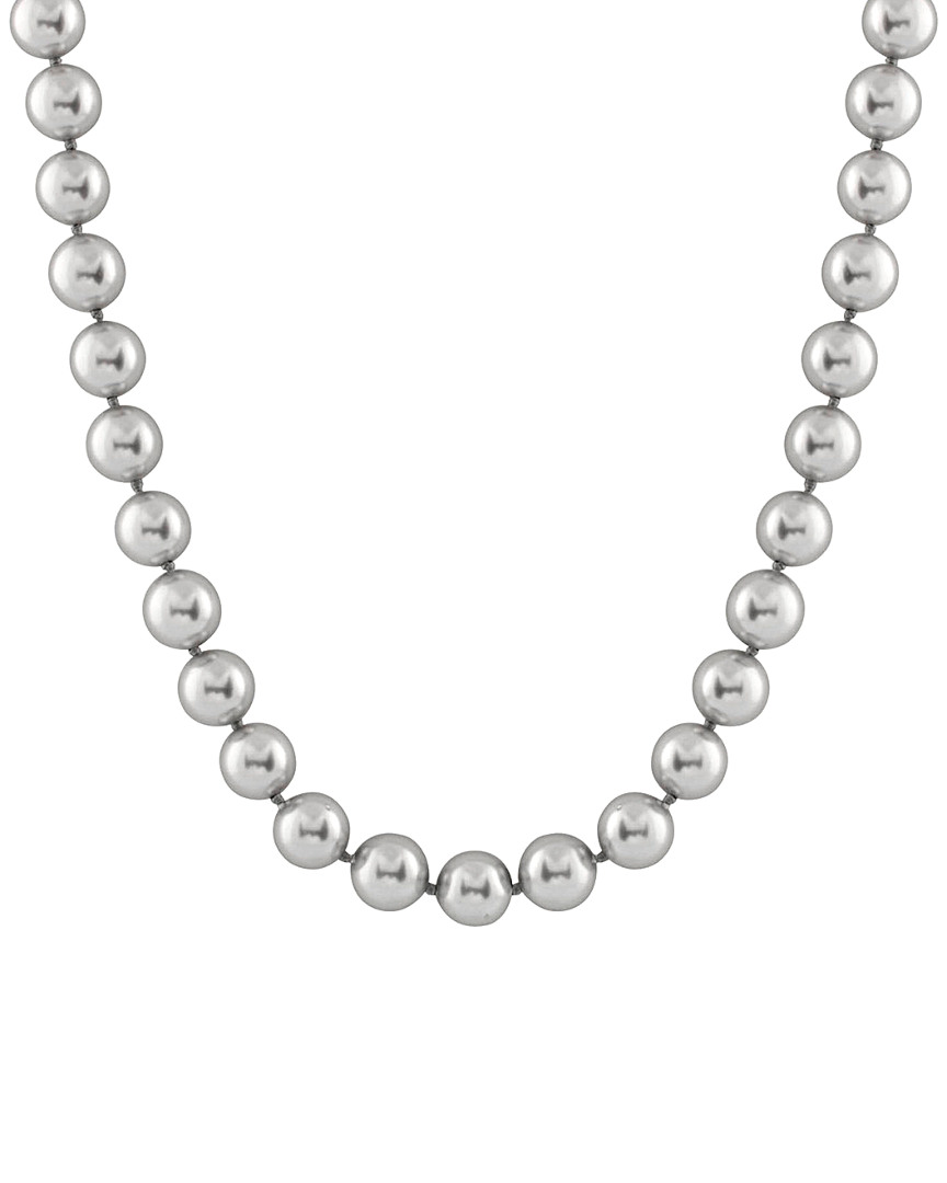 Splendid Pearls Silver 16-17mm Shell Pearl Necklace