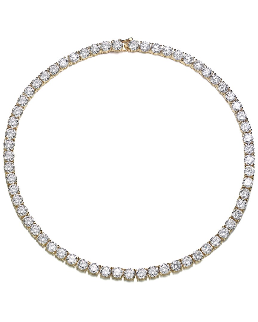 Genevive Stunning And Elegant 14k Yellow Gold Plated Over S