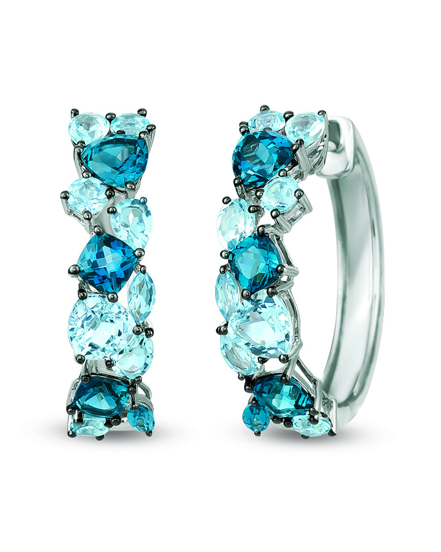 Image of Le Vian K Rose Gold . ct. tw. Topaz Earrings