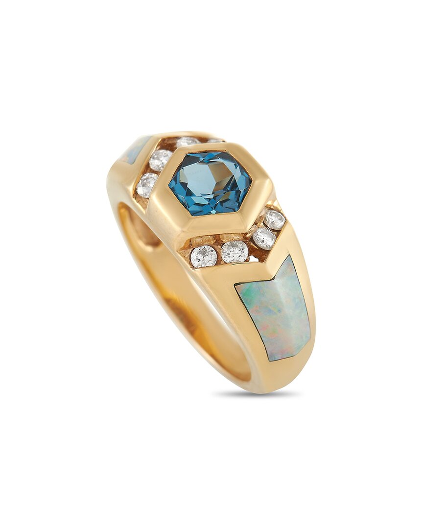 Kabana 14k 0.90 Ct. Tw. Diamond & Gemstone Ring