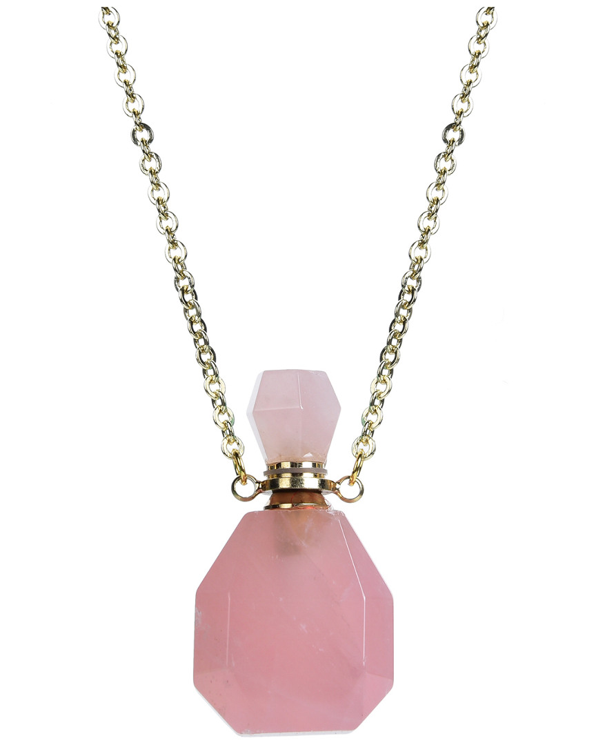 Eye Candy La Gemstone Aromatherapy Bottle Necklace