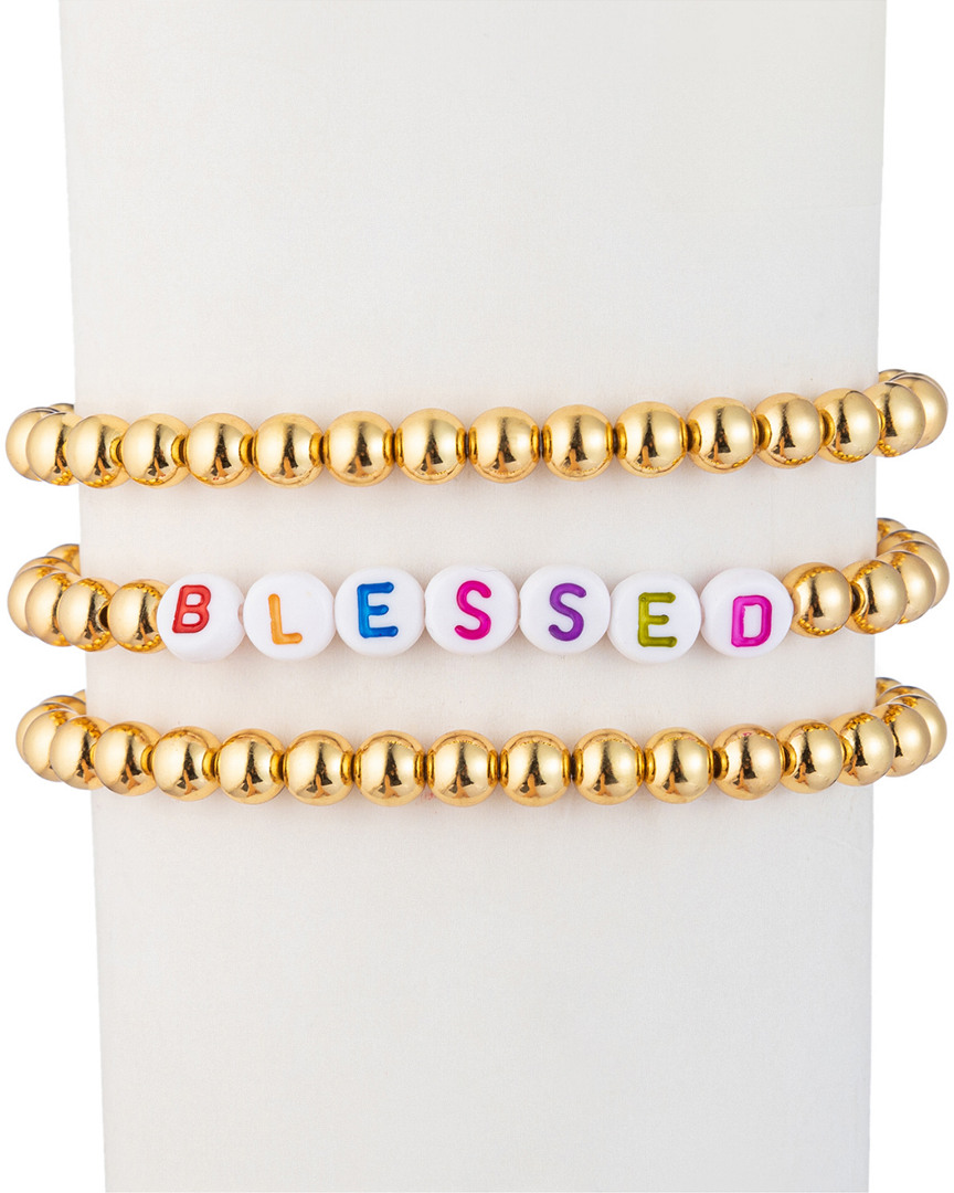 EYE CANDY LA EYE CANDY LA TITANIUM BLESSED BRACELET